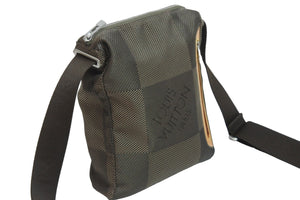 LOUIS VUITTON ルイヴィトン ショルダーバッグ ダミエジェアン シタダンPM M93043 ブラウン シルバー金具 美品 中古 53535