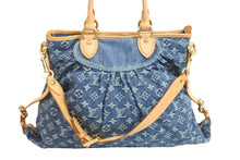 Load image into Gallery viewer, 極美品 LOUIS VUITTON ルイヴィトン ハンドバッグ ネオカヴィGM M95350 モノグラムデニム ゴールド金具 中古 53543