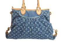 Load image into Gallery viewer, 極美品 LOUIS VUITTON ルイヴィトン ハンドバッグ ネオカヴィGM M95350 モノグラムデニム ゴールド金具 中古 53543