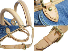 Load image into Gallery viewer, 極美品 LOUIS VUITTON ルイヴィトン ハンドバッグ ネオカヴィGM M95350 モノグラムデニム ゴールド金具 中古 53543