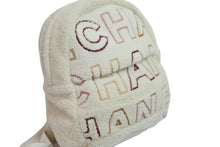 Load image into Gallery viewer, CHANEL シャネル ロゴ ボア リュック アイボリー マルチ バックパック 鞄 ココマーク シルバー金具 28番台 美品 中古 53550