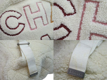 Load image into Gallery viewer, CHANEL シャネル ロゴ ボア リュック アイボリー マルチ バックパック 鞄 ココマーク シルバー金具 28番台 美品 中古 53550