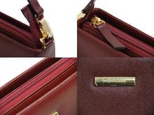 Load image into Gallery viewer, 極美品 BURBERRY バーバリー ハンドバッグ ボルドーバッグ ワンショルダーバッグ ワインレッド レザー ゴールド金具 中古 53551