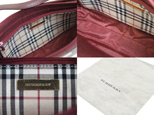 Load image into Gallery viewer, 極美品 BURBERRY バーバリー ハンドバッグ ボルドーバッグ ワンショルダーバッグ ワインレッド レザー ゴールド金具 中古 53551
