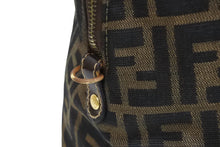 Load image into Gallery viewer, FENDI フェンディ ハンドバッグ ズッカ柄 ブラウン キャンバス レザー 4 14968/2 9 ゴールド金具 美品 中古 53559