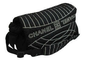 CHANEL シャネル スポーツライン ナイロン ショルダーバッグ 10番台 ブラック ココマーク ロゴ 鞄 美品 中古 53567