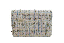 Load image into Gallery viewer, CHANEL シャネル チェーンショルダーバッグ ウォレット 27番台 ラメツイード ピンク ゴールド金具 美品 中古 53590