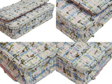 Load image into Gallery viewer, CHANEL シャネル チェーンショルダーバッグ ウォレット 27番台 ラメツイード ピンク ゴールド金具 美品 中古 53590