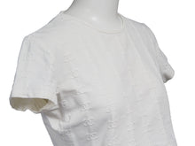 Load image into Gallery viewer, 激レア CHANEL シャネル 半袖Ｔシャツ チビT クロップド ココマーク 総柄 ホワイト P07794V05398 97P サイズ40 美品 中古 53597