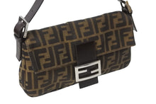 Load image into Gallery viewer, FENDI フェンディ ショルダーバッグ マンマバケット ズッカ柄 ブラウン ブラック シルバー金具 美品 中古 53611
