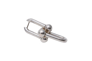 TIFFANY&Co. ティファニー ハードウェア リンク ピアス スターリングシルバー 925 19g アクセサリー 60013153 美品 中古 53614