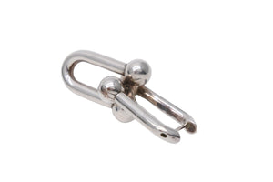 TIFFANY&Co. ティファニー ハードウェア リンク ピアス スターリングシルバー 925 19g アクセサリー 60013153 美品 中古 53614