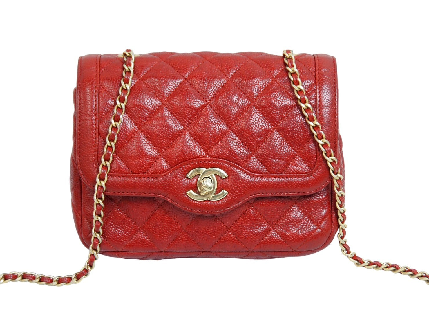 CHANEL シャネル マトラッセ チェーン ショルダーバッグ キャビア