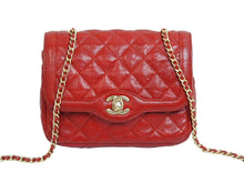 Load image into Gallery viewer, CHANEL シャネル マトラッセ チェーン ショルダーバッグ キャビアスキン 21番台 レッド ココマーク ゴールド金具 美品 中古 53636