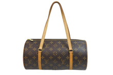 Load image into Gallery viewer, LOUIS VUITTON ルイ・ヴィトン パピヨン ショルダーバッグ モノグラム ロゴ ブラウン ゴールド金具 M51365 良品 中古 53637