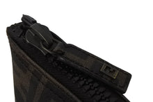 Load image into Gallery viewer, FENDI フェンディ ズッカ柄 トートバッグ 7VA-196-UZD ファスナー開閉 ブラック ブラウン 美品 中古 53638