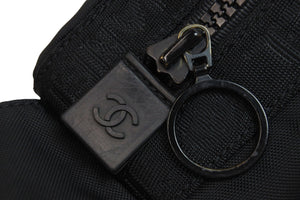 CHANEL シャネル ウエストバッグ・ボディバッグ スポーツライン ココマーク ナイロン 7番台 ブラック 美品 中古 53643