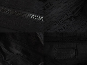 CHANEL シャネル ウエストバッグ・ボディバッグ スポーツライン ココマーク ナイロン 7番台 ブラック 美品 中古 53643