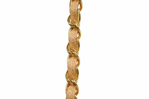 極美品 シャネル CHANEL 22cm ショルダーバッグ キャビアスキン ココマーク ダイアナ マトラッセ チェーン 中古 53644