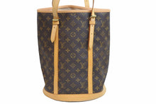 Load image into Gallery viewer, 極美品 LOUIS VUITTON ルイ・ヴィトン ハンドバッグ バケットGM モノグラム M42236 PVC レザー ブラウン ゴールド金具 中古 53667