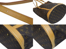 Load image into Gallery viewer, 極美品 LOUIS VUITTON ルイ・ヴィトン ハンドバッグ バケットGM モノグラム M42236 PVC レザー ブラウン ゴールド金具 中古 53667