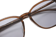 Load image into Gallery viewer, GUCCI グッチ クリア サングラス ブラウン グリーン ロゴ アイウェア 小物 55□19 150 GG0547SK 美品 中古 53682
