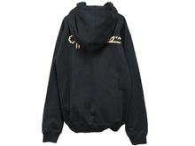 Load image into Gallery viewer, 極美品 OFF-WHITE オフホワイト パーカー フーディー ブラック OWBE005T21FLE002 サイズL シルバー金具 中古 53695