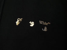 Load image into Gallery viewer, 極美品 OFF-WHITE オフホワイト パーカー フーディー ブラック OWBE005T21FLE002 サイズL シルバー金具 中古 53695