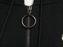 Load image into Gallery viewer, 極美品 OFF-WHITE オフホワイト パーカー フーディー ブラック OWBE005T21FLE002 サイズL シルバー金具 中古 53695