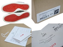 Load image into Gallery viewer, Christian Louboutin クリスチャンルブタン ルイ オルラート フラット スニーカー 千鳥柄 スタッズ 1191196 40.5 中古 53712