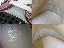 Load image into Gallery viewer, Christian Louboutin クリスチャンルブタン ルイ オルラート フラット スニーカー 千鳥柄 スタッズ 1191196 40.5 中古 53712