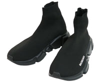 Load image into Gallery viewer, 極美品 BALENCIAGA バレンシアガ スニーカー スピードトレーナー SPEED TRAINER ブラック サイズ40 中古 53730