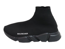 Load image into Gallery viewer, 極美品 BALENCIAGA バレンシアガ スニーカー スピードトレーナー SPEED TRAINER ブラック サイズ40 中古 53730