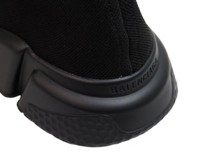 極美品 BALENCIAGA バレンシアガ スニーカー スピードトレーナー SPEED TRAINER ブラック サイズ40 中古 53730