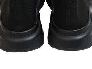 極美品 BALENCIAGA バレンシアガ スニーカー スピードトレーナー SPEED TRAINER ブラック サイズ40 中古 53730