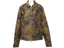 Load image into Gallery viewer, CHROMEHEARTS クロムハーツ バッククロスレザージャケット クロスパッチ ダガージップ クロスボール カモ サイズM 美品 中古 53769