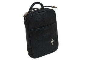 CHROME HEARTS クロムハーツ ハンドバッグ EVERYDAY CARRY SML エブリデイ レザー シルバー925 美品 中古 53771