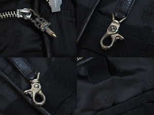 CHROME HEARTS クロムハーツ ハンドバッグ EVERYDAY CARRY SML エブリデイ レザー シルバー925 美品 中古 53771