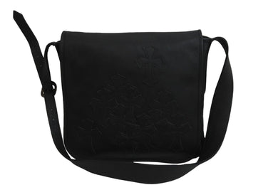 極美品 CHROME HEARTS クロムハーツ ショルダーバッグ セメタリークロスパッチ メールバック レザー 中古 53772