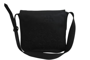 極美品 CHROME HEARTS クロムハーツ ショルダーバッグ セメタリークロスパッチ メールバック レザー 中古 53772