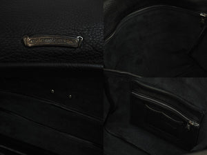 極美品 CHROME HEARTS クロムハーツ ショルダーバッグ セメタリークロスパッチ メールバック レザー 中古 53772