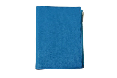 極美品 HERMES エルメス 手帳カバー アジェンダ ブルー系 レザー Y刻印 中古 53811