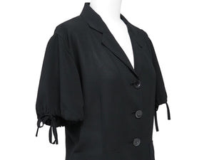 Jean Paul Gaultier ジャンポール ゴルチェ ライトジャケット ポリエステル ブラック サイズ40 中古 53814