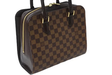 Load image into Gallery viewer, 新品同様 LOUIS VUITTON ルイ・ヴィトン ハンドバッグ トリアナ ダミエキャンバス N51150 ゴールド金具 中古 53825