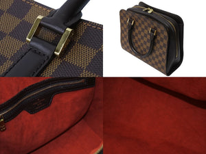 新品同様 LOUIS VUITTON ルイ・ヴィトン ハンドバッグ トリアナ ダミエキャンバス N51150 ゴールド金具 中古 53825