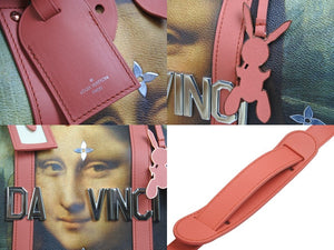 極美品 LOUIS VUITTON ルイヴィトン キーポルバンドリエール モナリザ ダヴィンチ マスターズコレクション M43377 中古 53828
