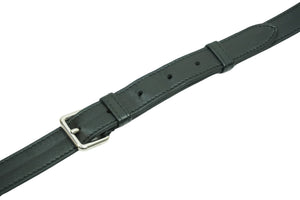 ChristianDior クリスチャンディオール ショルダーストラップ CDロゴ 替え用 レザー ブラック シルバー金具 美品 中古 53844