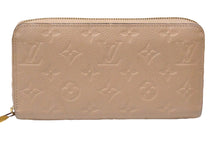 Load image into Gallery viewer, LOUISVUITTON ルイヴィトン ジッピーウォレット トゥルトレール モノグラムアンプラントレザー ベージュ 美品 中古 53857