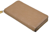 Load image into Gallery viewer, LOUISVUITTON ルイヴィトン ジッピーウォレット トゥルトレール モノグラムアンプラントレザー ベージュ 美品 中古 53857