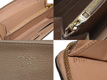 Load image into Gallery viewer, LOUISVUITTON ルイヴィトン ジッピーウォレット トゥルトレール モノグラムアンプラントレザー ベージュ 美品 中古 53857